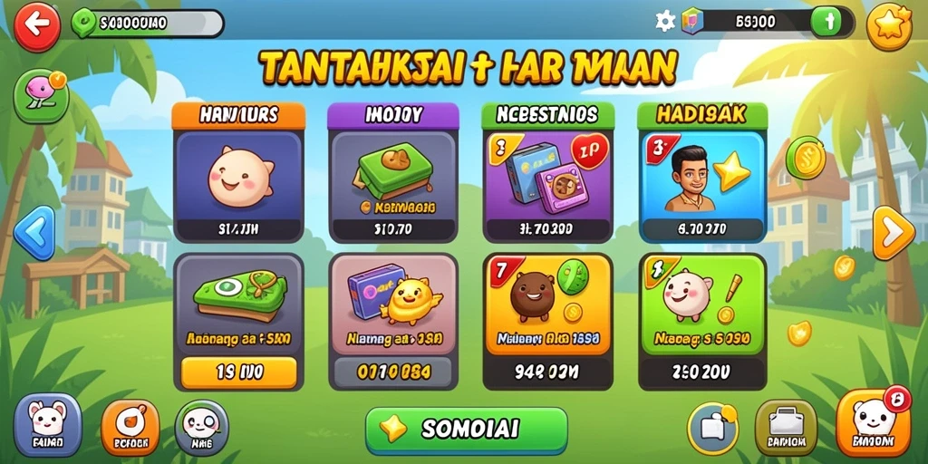 Tampilan grafis yang memukau dan penuh warna.