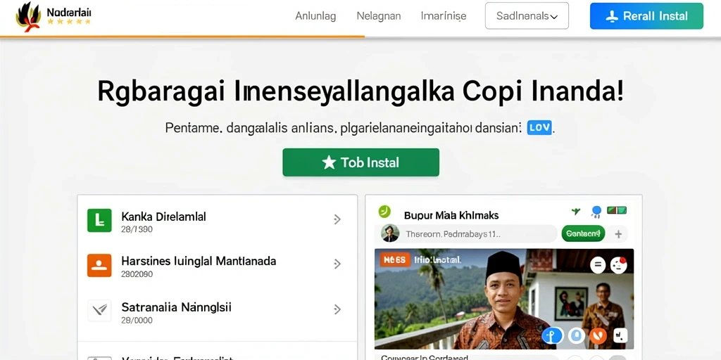 Tampilan antarmuka yang sleek dan modern.