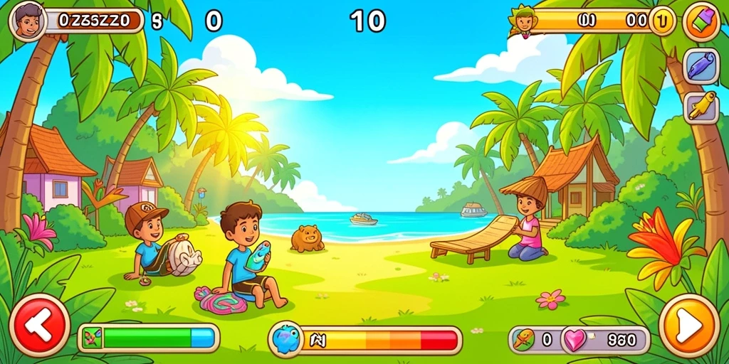 Screenshot menunjukkan tampilan antarmuka permainan slot.