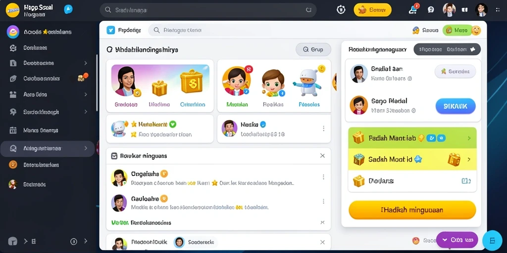 Tampilan antarmuka yang user-friendly.