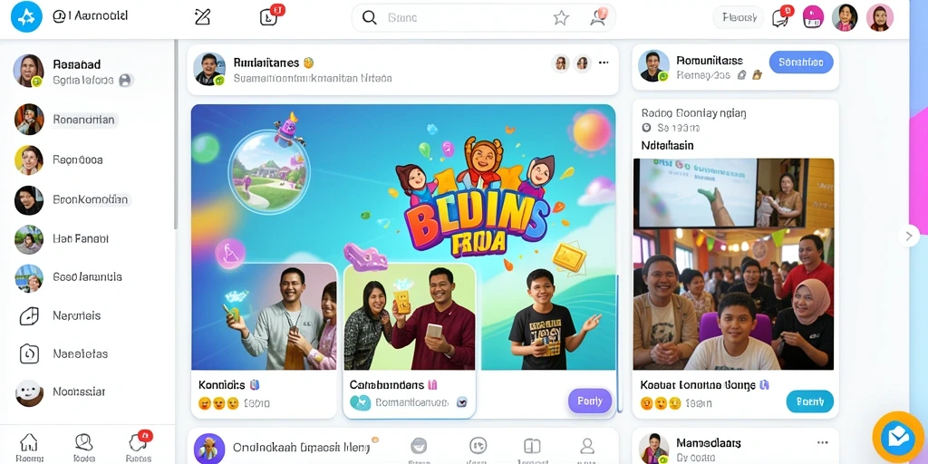 Tampilan antarmuka aplikasi yang modern dan menarik.
