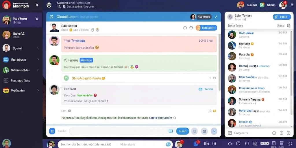 Tampilan antarmuka yang modern dan user-friendly.