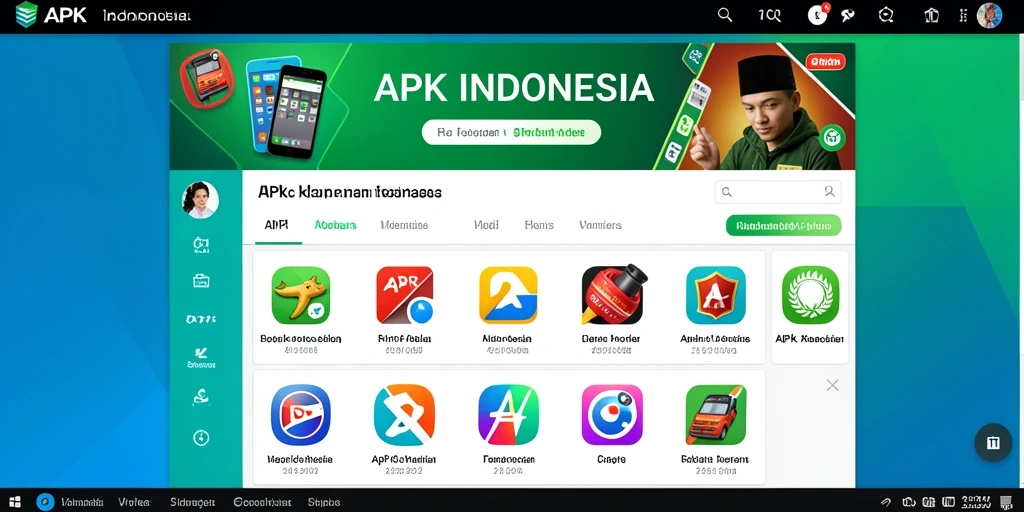 Tampilan karakter dengan desain menarik.