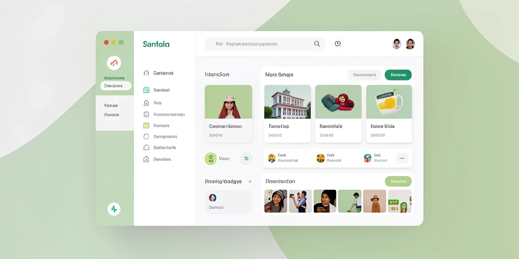 Tampilan antarmuka LUNATOGEL yang modern dan responsif.