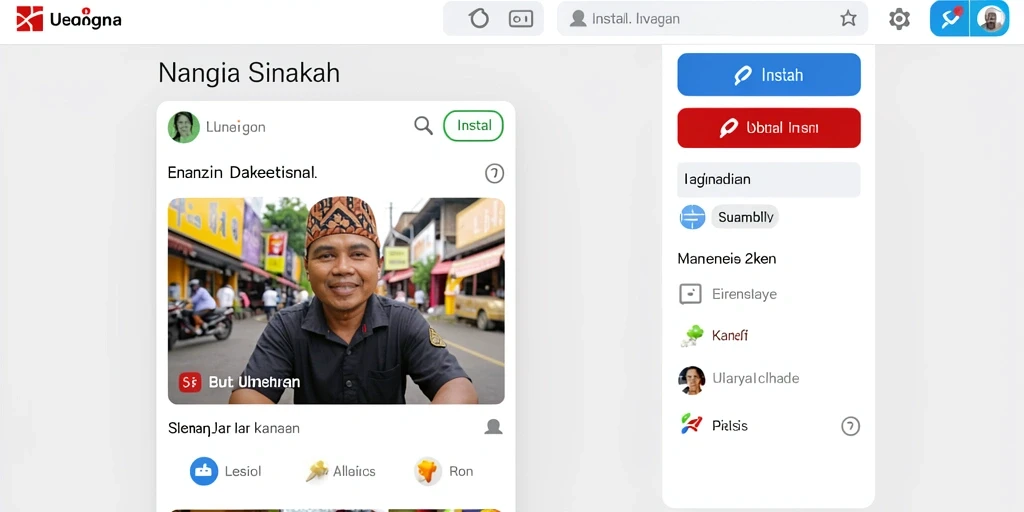 Tampilan antarmuka aplikasi yang menarik.