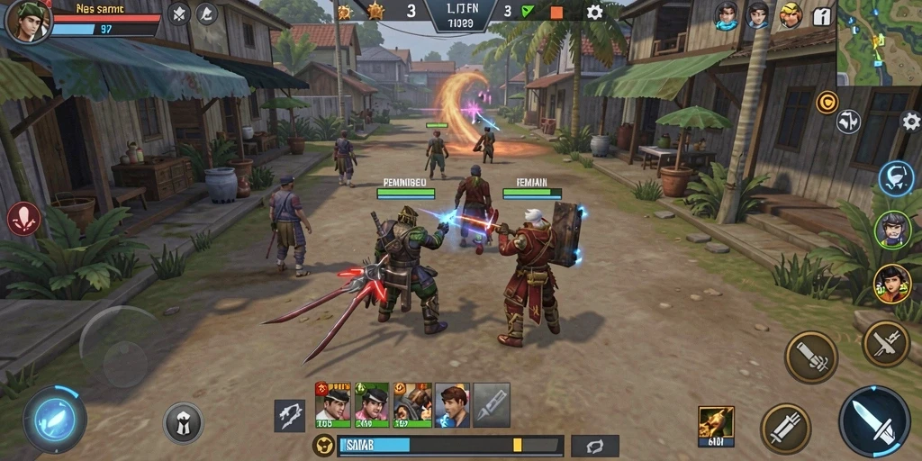 Tampilan awal yang menarik dan penuh warna.