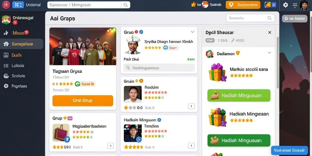 Tangkapan layar menunjukkan pemandangan indah di dalam game.