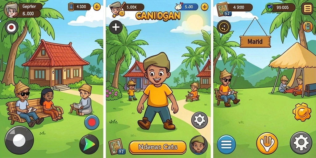 Tampilan antarmuka yang menarik dan sederhana.