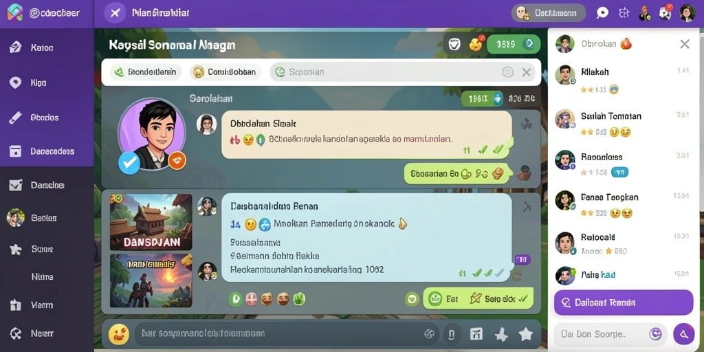 Tampilan awal aplikasi TOPDOMINO yang menarik.