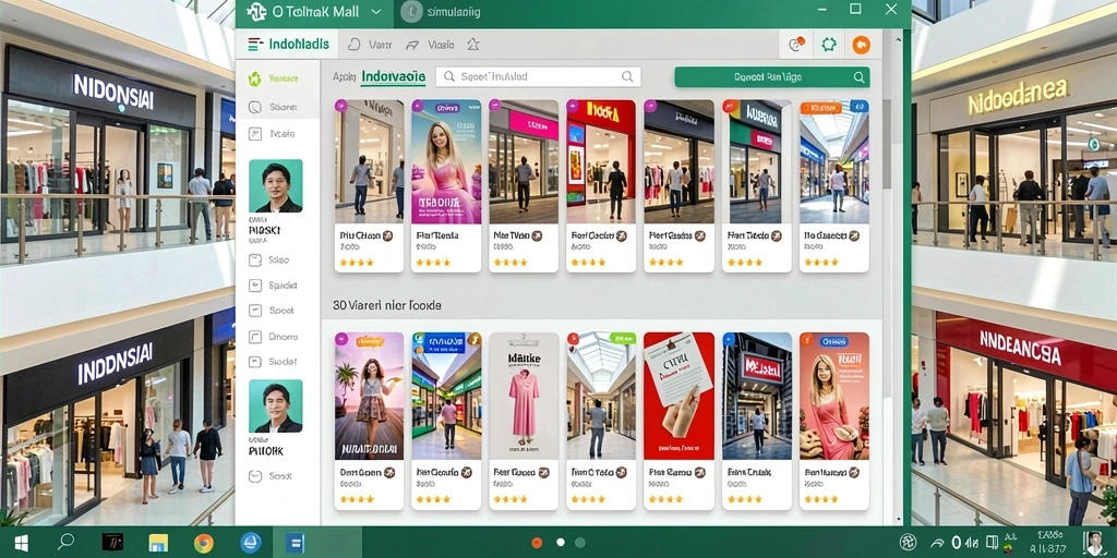 Tampilan antarmuka aplikasi yang user-friendly.
